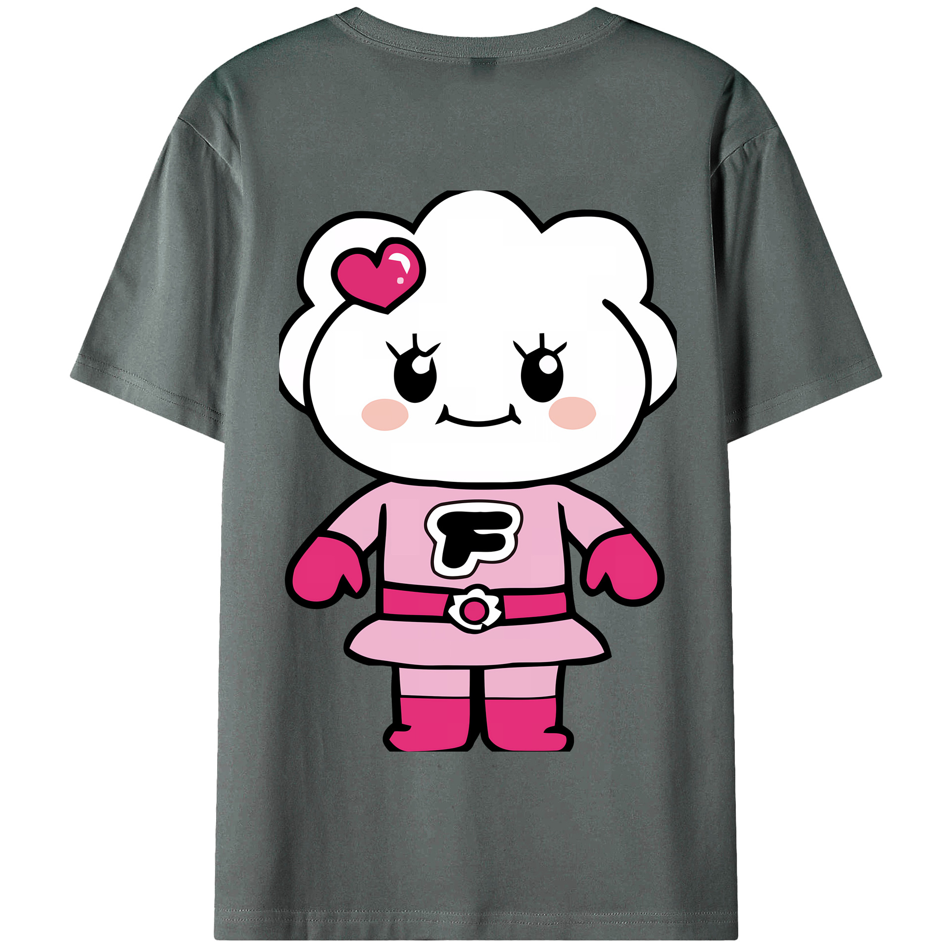 （画像用） アンパンマン Anpanman 綿100％半袖Tシャツ（背面プリント）